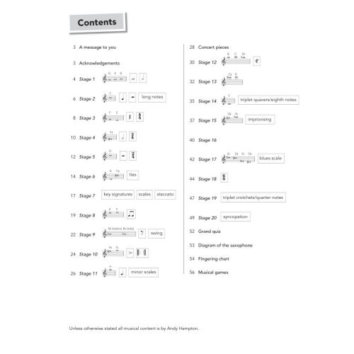 Saxophone Basics Pupil's book