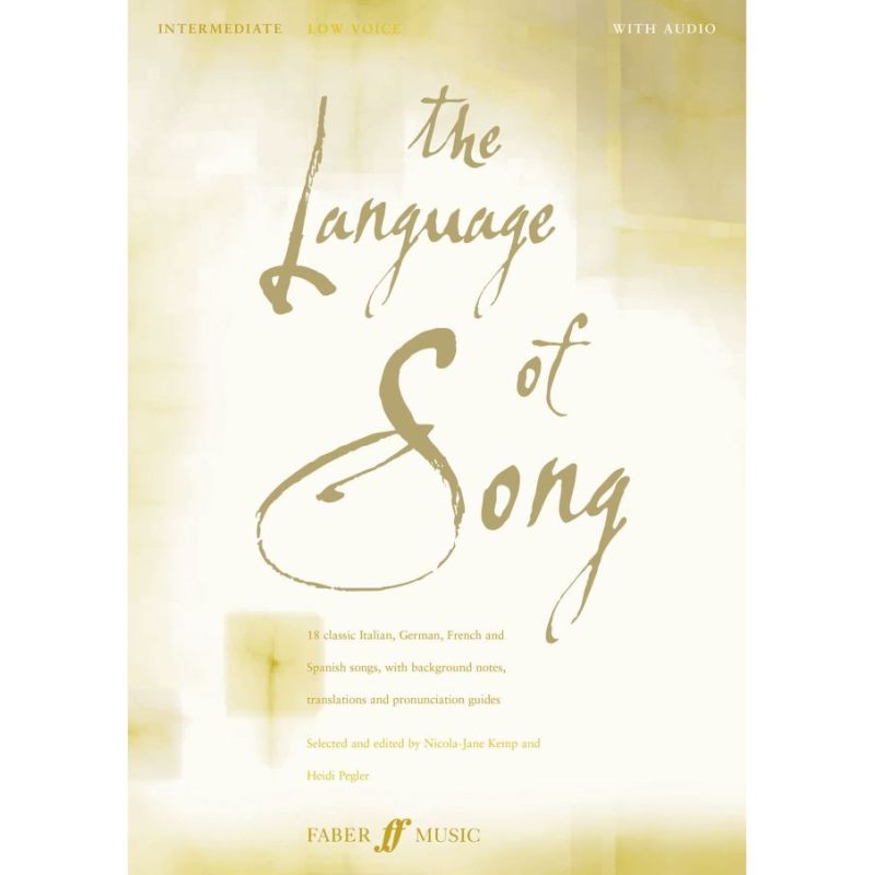 The Language Of Song: Intermediate (Low Voice)