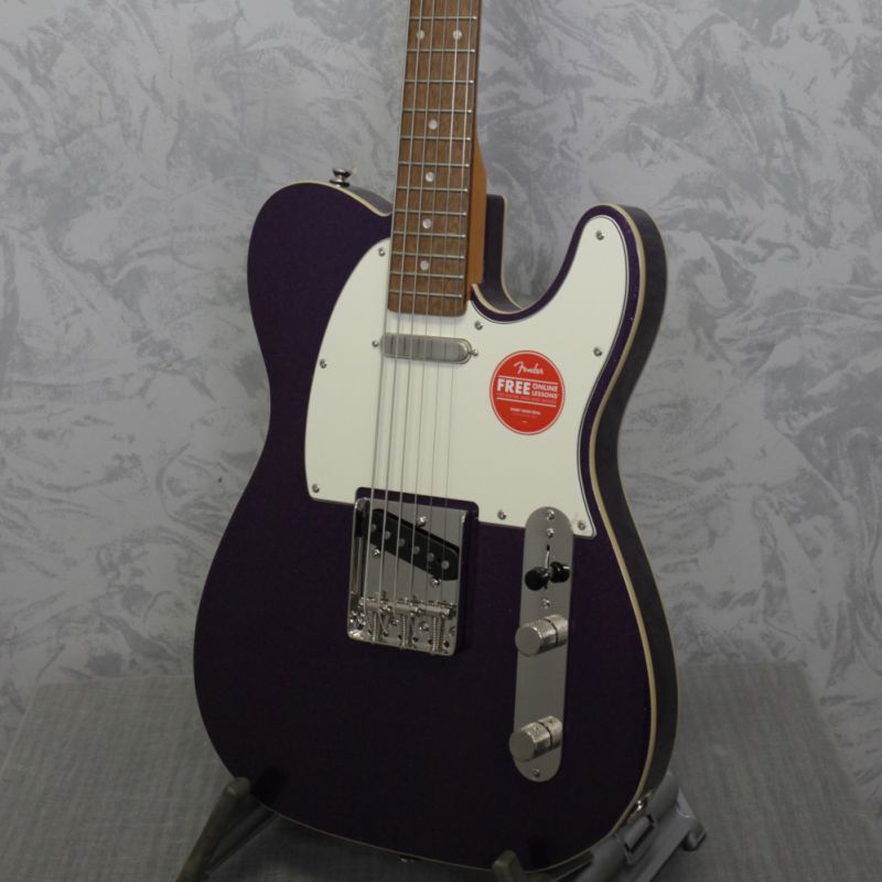 Squier Classic Vibe Baritone Custom Telecaster Purple Sparkle