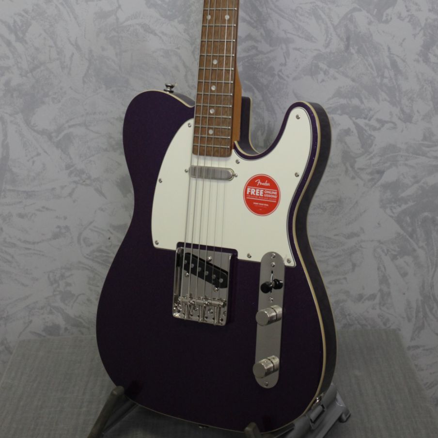 Squier Classic Vibe Baritone Custom Telecaster Purple Sparkle