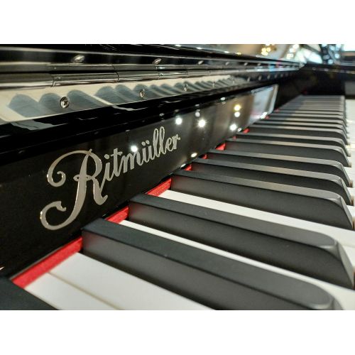 Ritmüller EU112S Upright Piano with Chrome Fittings