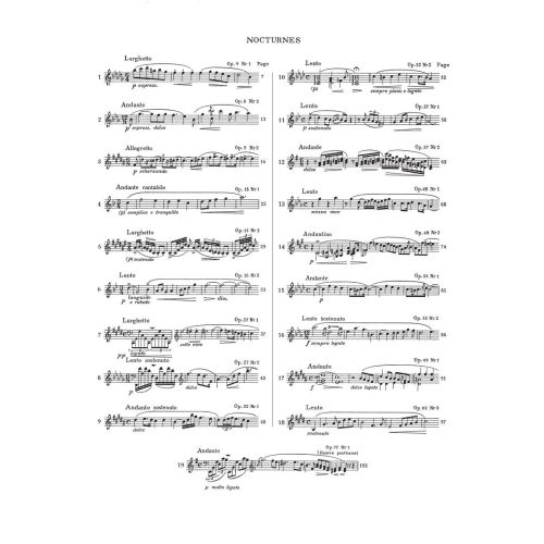 Chopin, Frédéric - Nocturnes CW VII