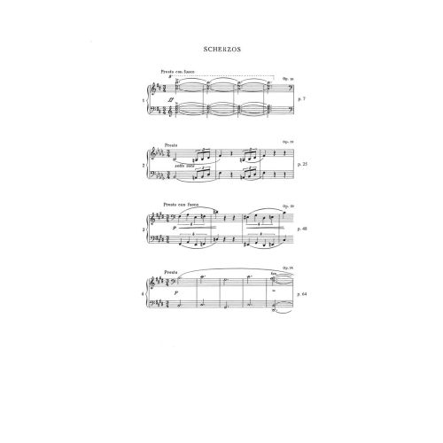 Chopin, Frédéric - Scherzos CW V