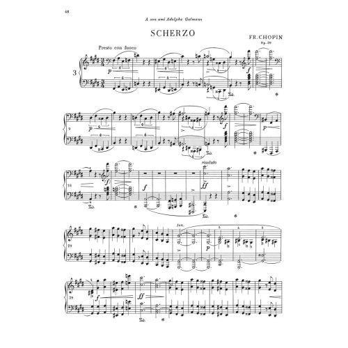Chopin, Frédéric - Scherzos CW V