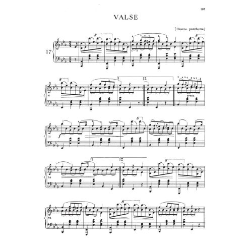 Chopin, Frédéric - Waltzes CW IX
