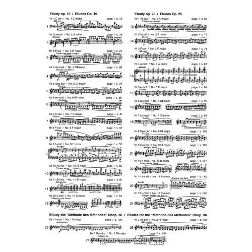 Chopin, Frédéric - Etudes Opp. 10 & 25