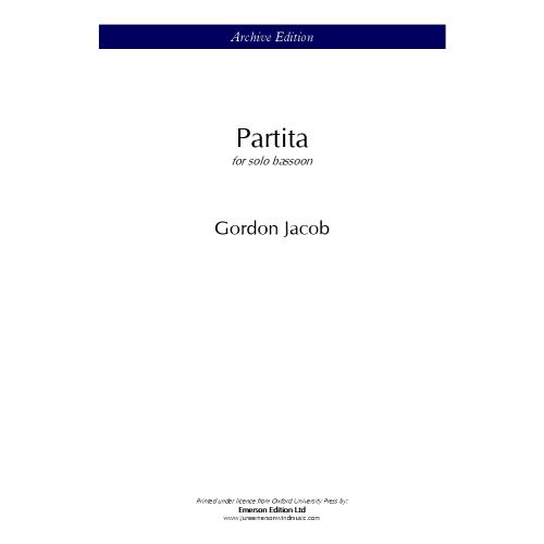 Jacob, Gordon - Partita for Solo Bassoon