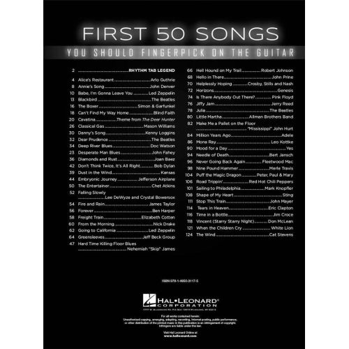 First 50 Songs