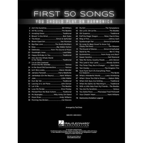 First 50 Songs