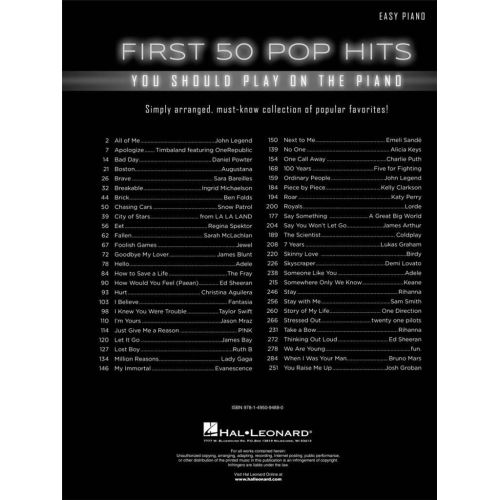 First 50 Pop Hits