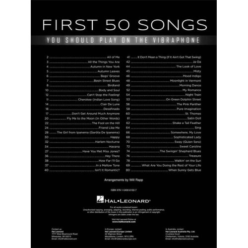 First 50 Songs