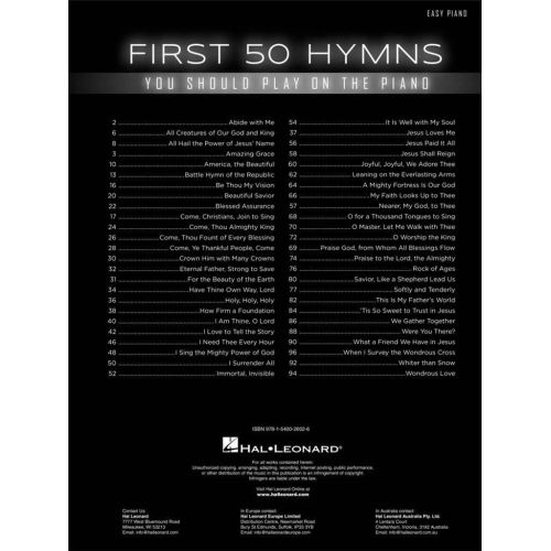 First 50 Hymns