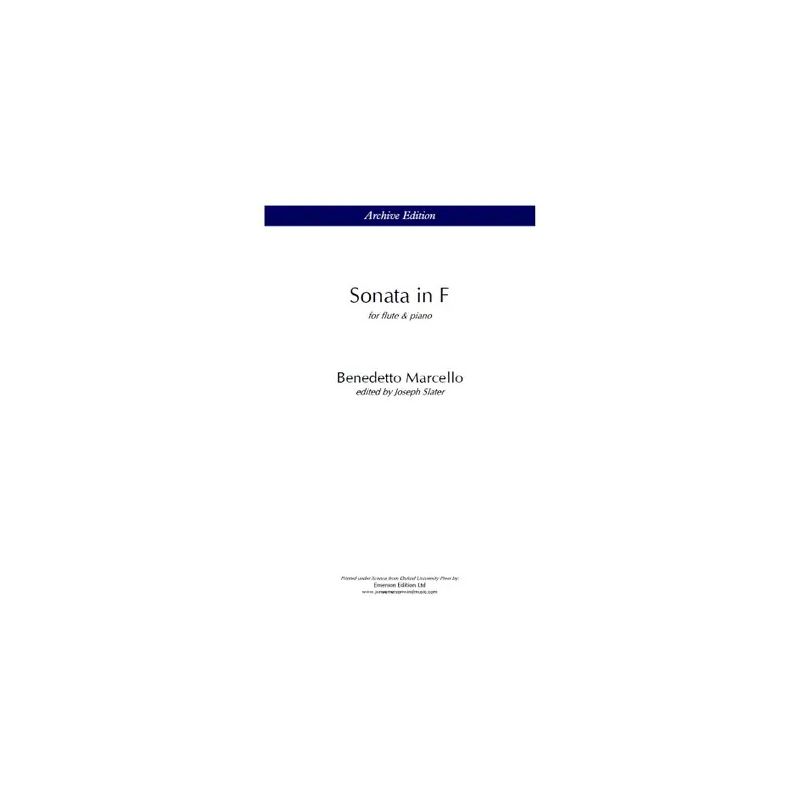 Marcello, Benedetto - Sonata in F major Op. 1 No. 4