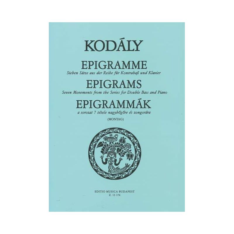 Kodály, Zoltán - Epigrams 