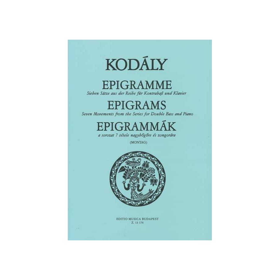 Kodály, Zoltán - Epigrams 