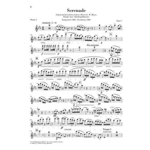 Strauss, Richard - Serenade for Wind Instruments in Eb Major op. 7
