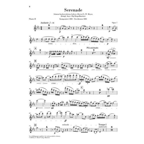 Strauss, Richard - Serenade for Wind Instruments in Eb Major op. 7