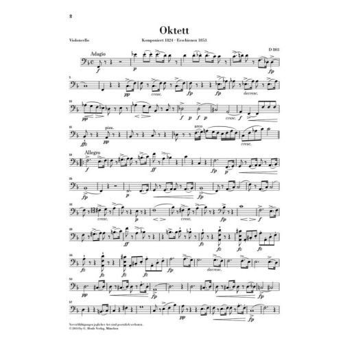 Schubert, Franz - Octet D 803 
