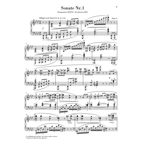Scriabin, Alexander Nikolayevich - Piano Sonatas nos. 1-10 