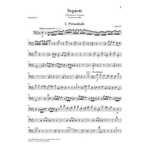 Saint-Saëns, Camille - Septet op. 65 