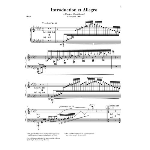 Ravel, Maurice - Introduction et Allegro 