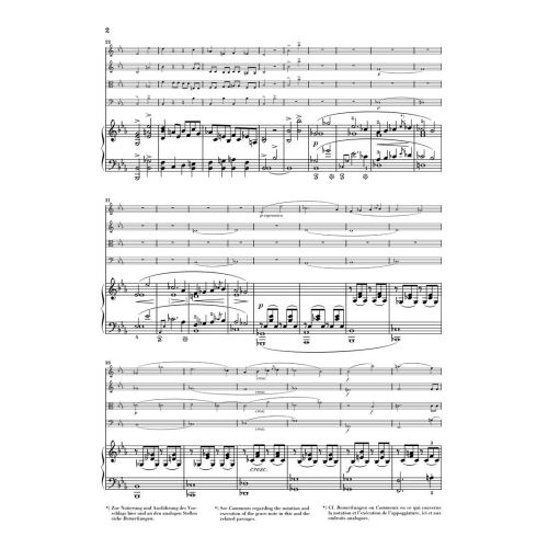 Schumann, Robert - Piano Quintet in E flat op. 44 op. 44 