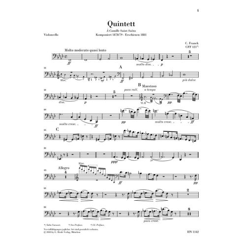 Franck, César - Klavierquintett 