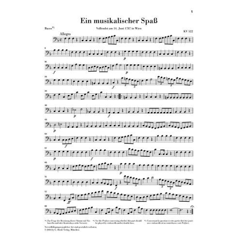 Mozart, Wolfgang Amadeus - A Musical Joke KV. 522 