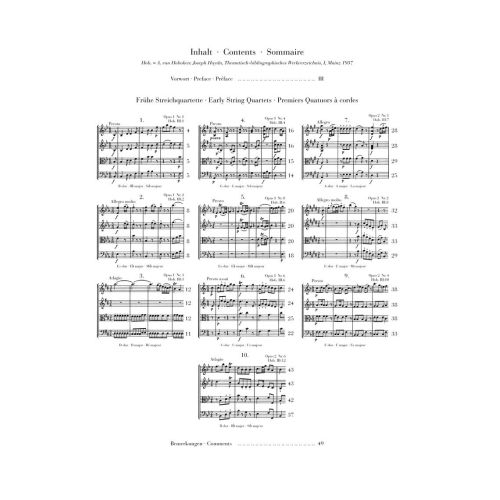 Haydn, Joseph - String Quartets (Early String Quartets) Vol. 1