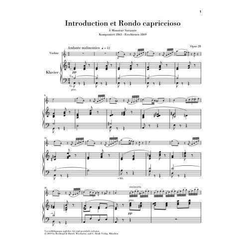 Saint-Saëns, Camille - Introduction et Rondo capriccioso op. 28 
