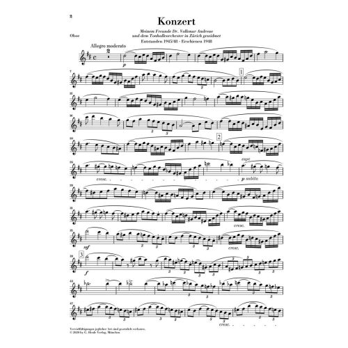Strauss, Richard - Oboe Concerto D major 