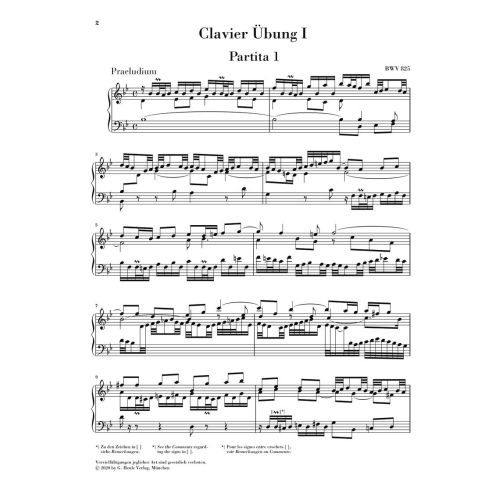 Bach, J.S - Six Partitas BWV 825-830 BWV 825-830 