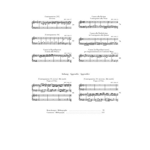Bach, J.S - The Art of Fugue BWV 1080 
