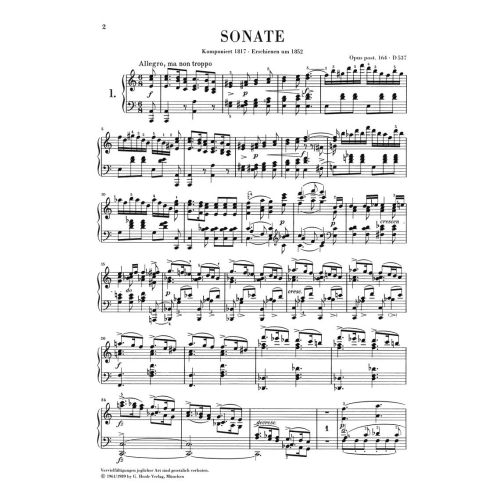Schubert, Franz - Piano Sonatas Vol. 1