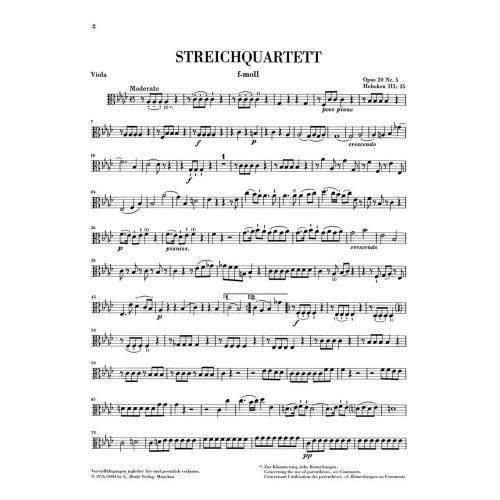 Haydn, Joseph - String Quartets [Sun Quartets] op. 20 Vol. 4