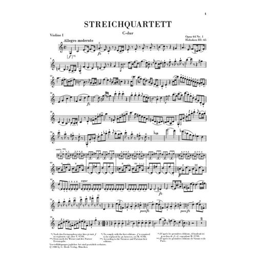 Haydn, Joseph - String Quartets [Second Tost Quartets] op. 64 Vol. 8