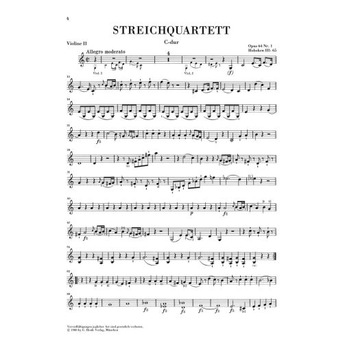 Haydn, Joseph - String Quartets [Second Tost Quartets] op. 64 Vol. 8