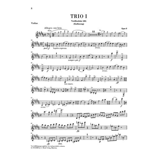 Brahms, Johannes - Piano Trios 