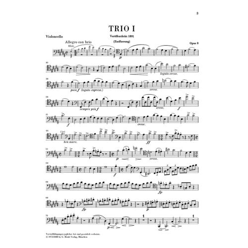 Brahms, Johannes - Piano Trios 