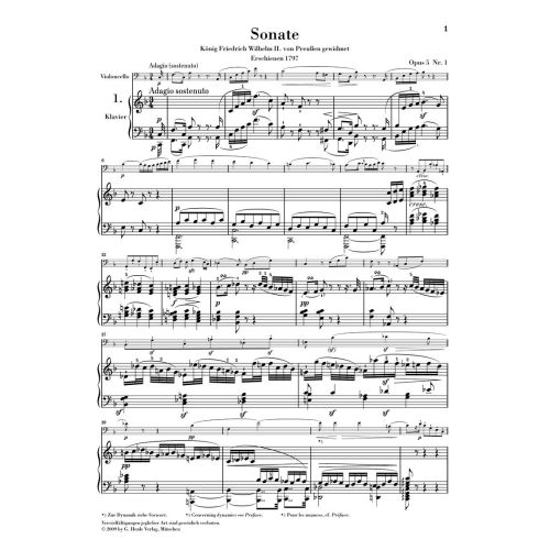 Beethoven, Ludwig van - Sonatas for Piano and Violoncello 