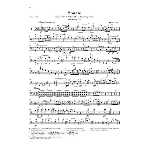 Beethoven, Ludwig van - Sonatas for Piano and Violoncello 