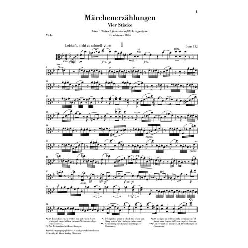 Schumann, Robert - Fairy Tales Op. 132 
