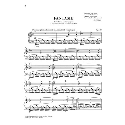 Schumann, Robert - Complete Piano Works Volume IV 