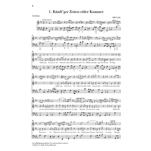 Handel, George Frideric - Nine German Arias for Soprano, Solo Instrument and Basso continuo 