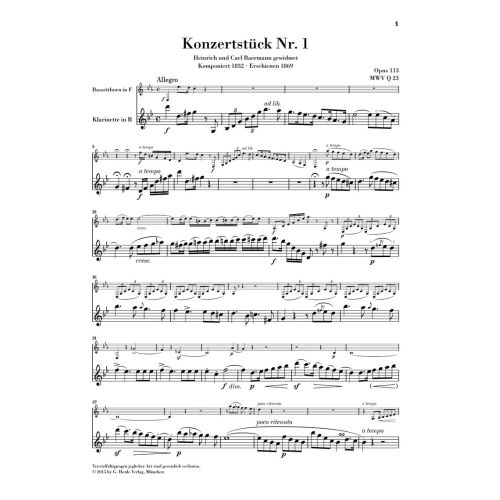 Mendelssohn Bartholdy, Felix - Concert Pieces 