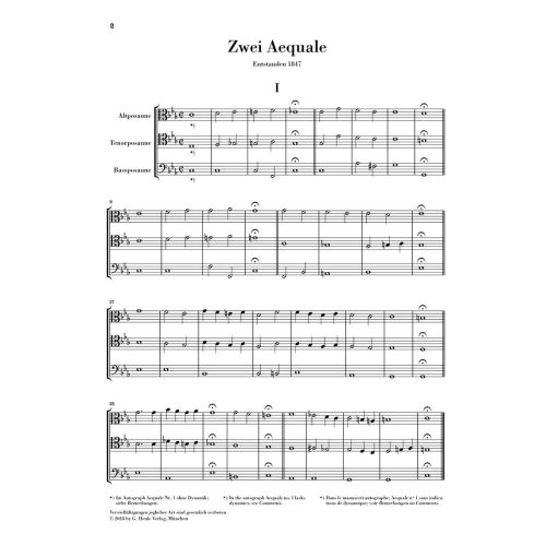 Bruckner, Anton - Two Aequali 
