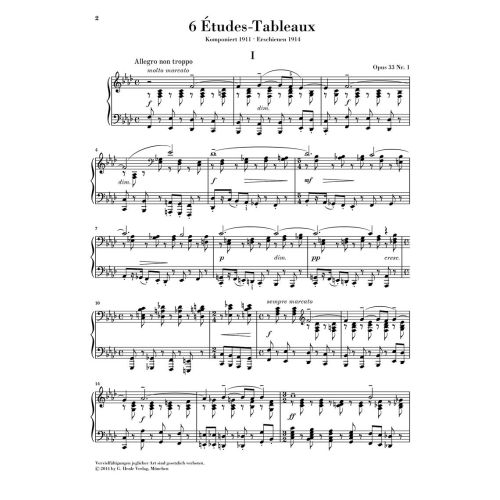 Rachmaninoff, Sergei - Études-Tableaux
