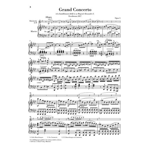 Crusell, Bernhard Henrik - Clarinet Concerto op. 5 