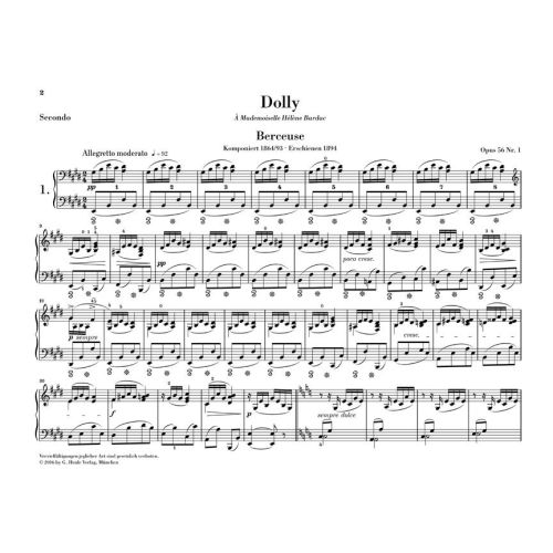 Fauré, Gabriel - Dolly op. 56 