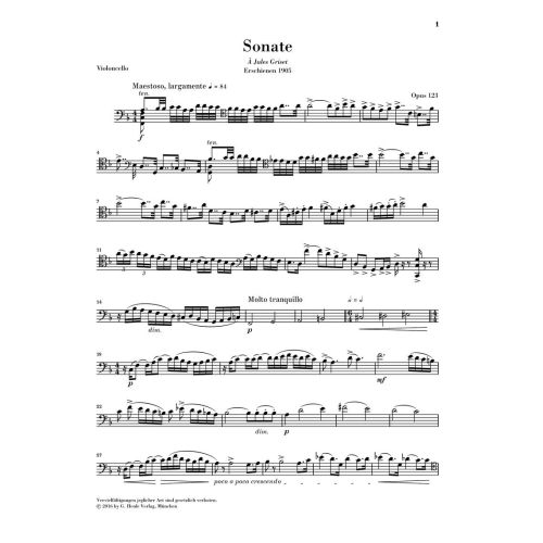 Saint-Saëns, Camille - Sonate Nr. 2 F-dur op. 123 